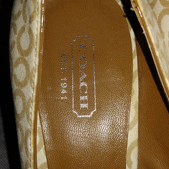 COACH Corey Peep Toe Pumps - Picture 5 of 6